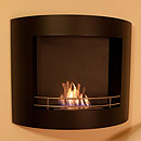 The Naked Flame Crescent Wall Mounted Bio Ethanol Fire
