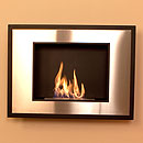 The Naked Flame Art Modern Black and Stainless