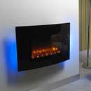 Be Modern Orlando Curved Hang on the Wall Electric Fire
