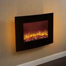 Be Modern Quattro Curved Hang on the Wall Electric Fire
