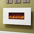Be Modern Orlando Gloss White Hang on the Wall Electric Fire