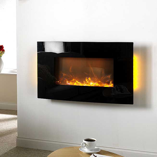Garland Cuba Curve Hang on the Wall Electric Fire