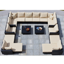 Cozy Bay Chicago Ultimate Black 16 Seater Set