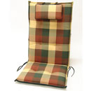 Tartan Recliner Chair Cushion