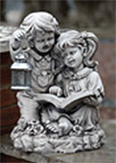 Boy and Girl with Book
