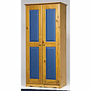 Verona Blue 2 Door Wardrobe Version A