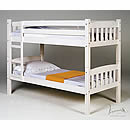 Verona Kids Short White Wash America Bunk Bed 3ft