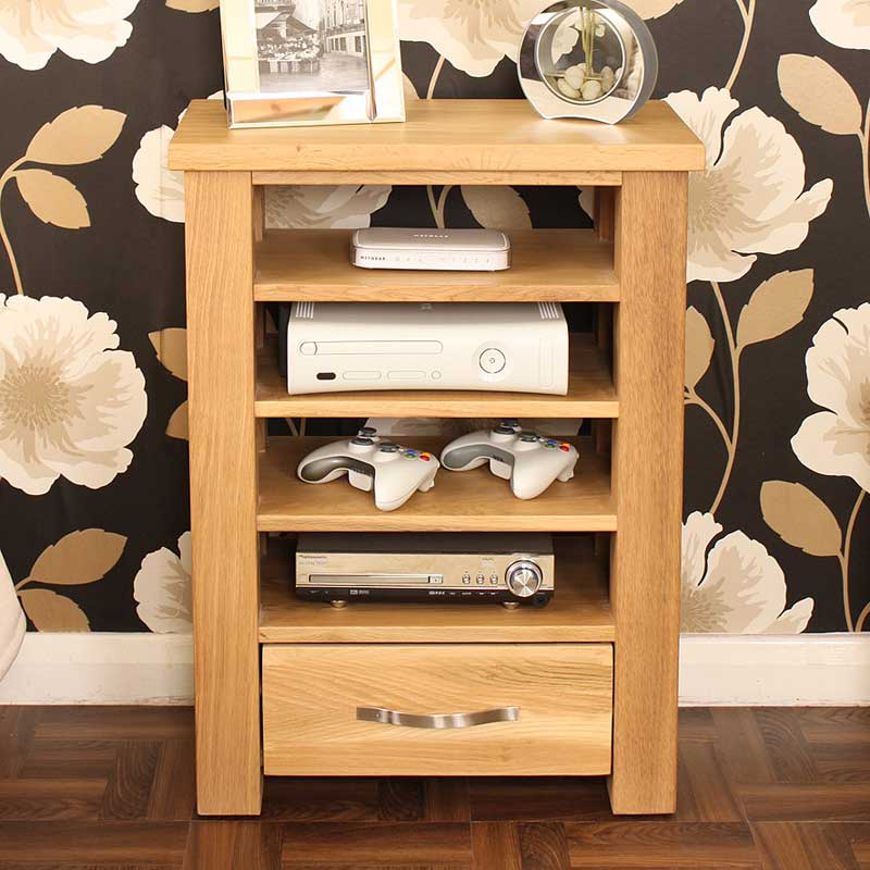 Aston Oak Home Entertainment Cabinet