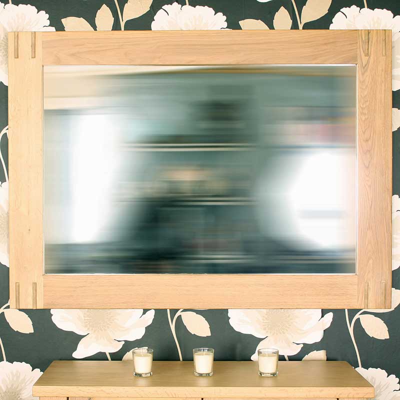 Aston Oak Wall Mirror