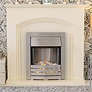Costa Tempest Ivory Electric Fireplace Suite